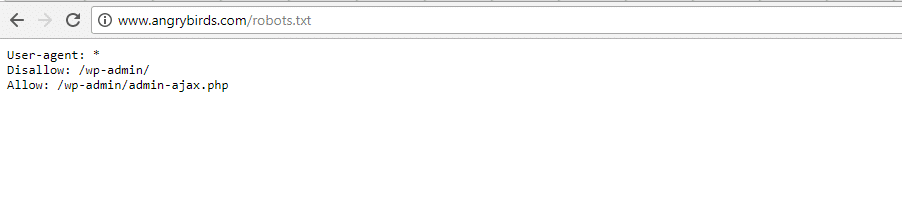 Archivo Angry Birds Robots.txt